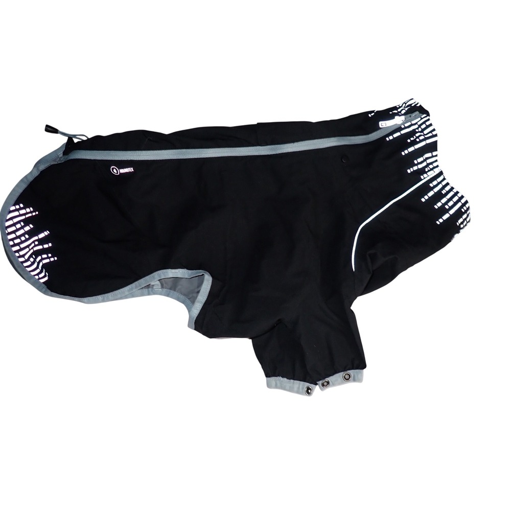 Hurtta Rain Blocker Black Waterproof Dog Rain Coat Size 35cm 14in